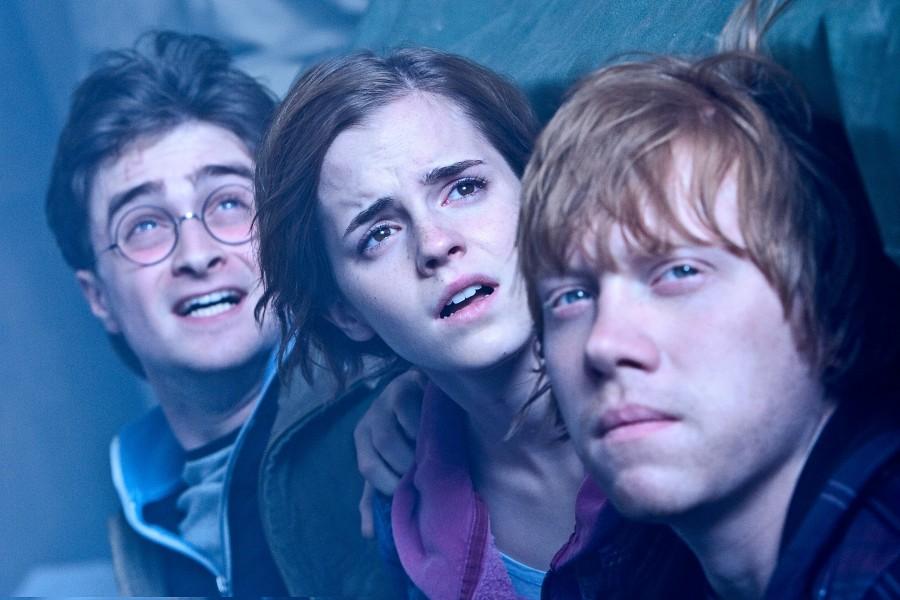 Daniel Radcliffe as Harry Potter, from left, Emma Watson as Hermione Granger and Rupert Grint as Ron Weasley in Warner Bros. Pictures fantasy adventure Harry Potter and the Deathly Hallows - Part 2, a Warner Bros. Pictures release. (Jaap Buitendijk/Courtesy Warner Bros. Pictures/MCT)