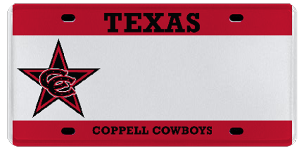 New Coppell Cowboy license plates make debut