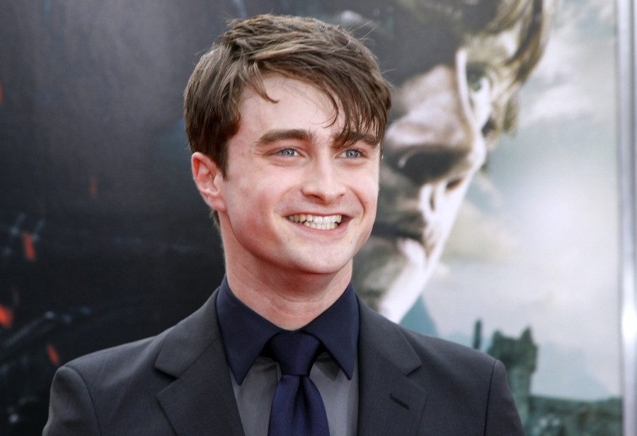 Daniel Radcliffe poses at the Harry Potter and the Deathly Hallows - Part 2 premiere at Avery Fisher Hall in Lincoln Center in New York City, July 11, 2011. (Donna Ward/Abaca Press/MCT)