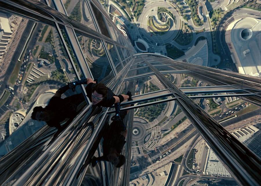 Tom Cruise plays Ethan Hunt in Mission: Impossible - Ghost Protocol, from Paramount Pictures and Skydance Productions. (Courtesy Industrial Light & Magic/MCT)