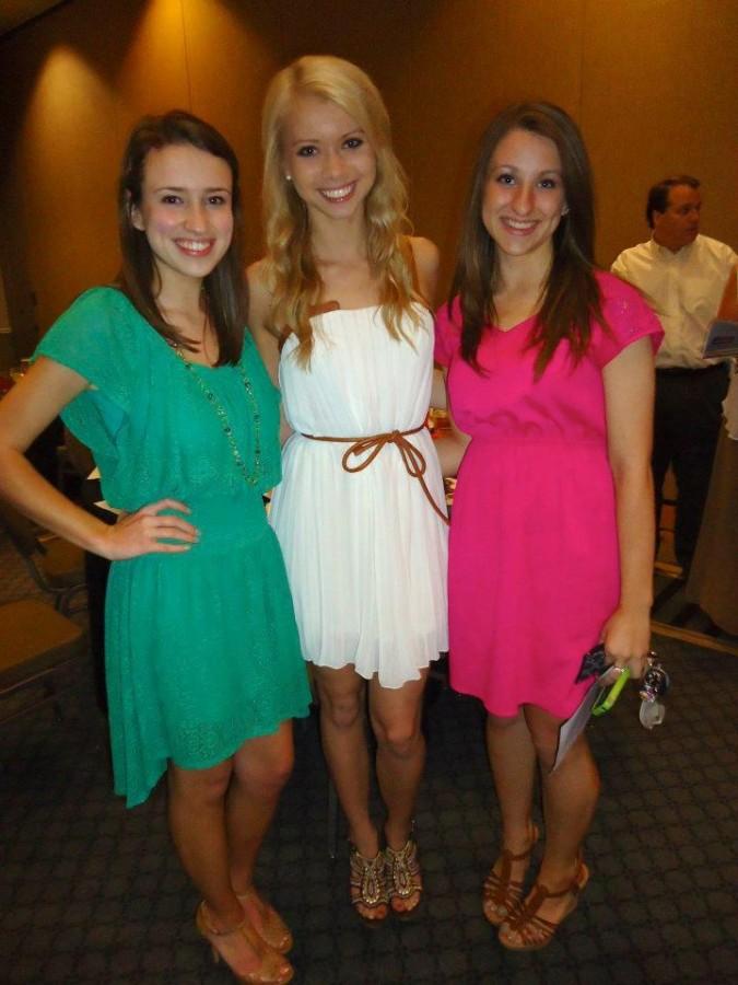 This is actually a picture from last years Sidekick banquet that was towards the end of the year.  Im the one in green.