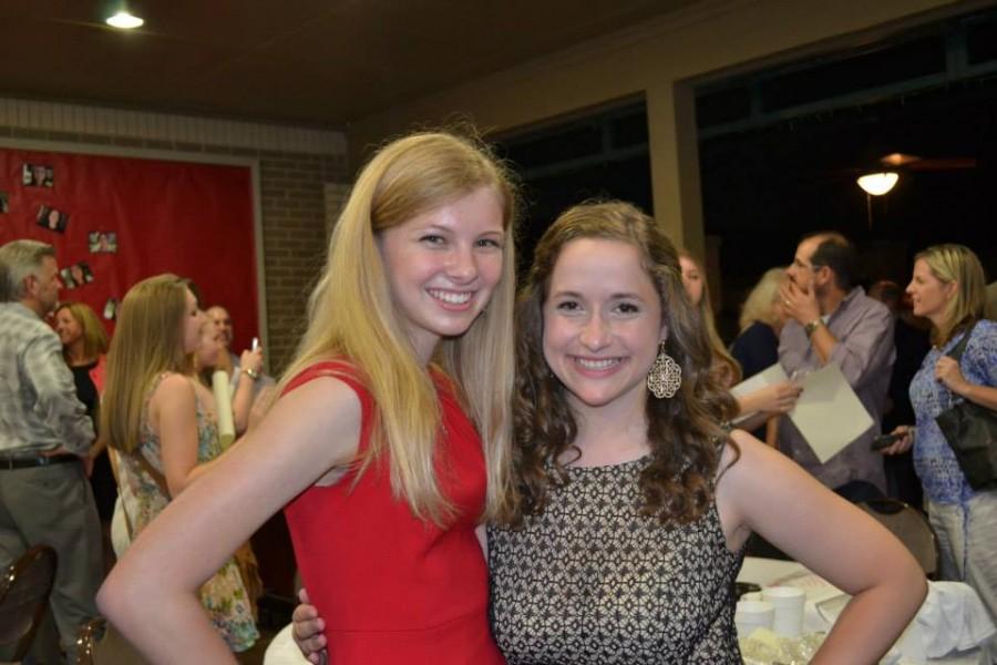 I am Elizabeth Sims (left) and I will be the enterprise editor for the 2013-14 school year. My mentor Michelle Pitcher (right) was the editor in chief for the 2012-13 school year. Elizabeth Sims photo.