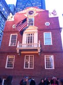 The Old State House located in Boston is home to many famous patriotic acts during colonial America such as the first reading of the Declaration of Independence. Photo by Jena Seidemann. 