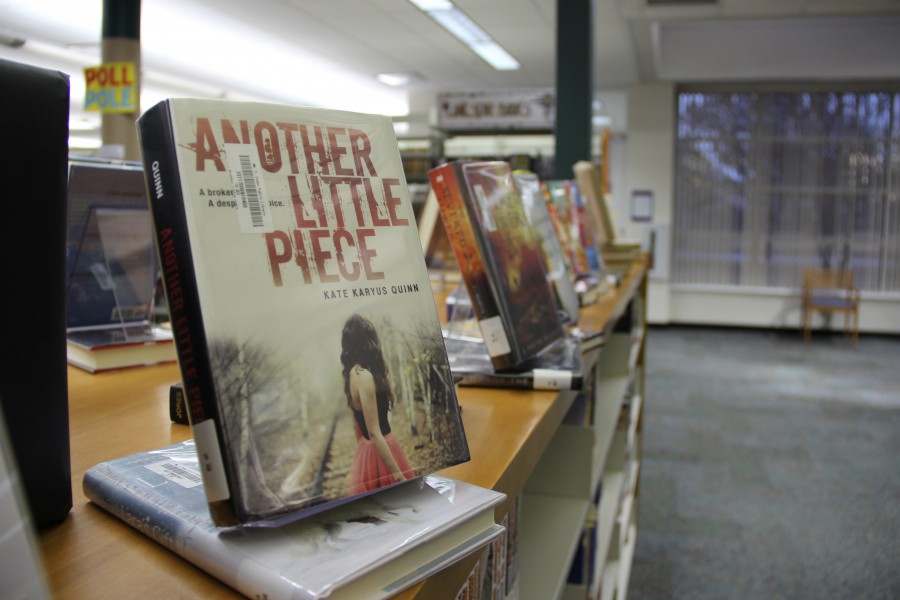 The Between the Lines reading program was started three years ago in an effort to increase reading among teens as well as to help foster a love of reading in teens through books such as Another Little Piece by Kate Karyus Quinn. Photo by Sandy Iyer. 