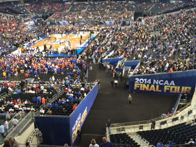 Coppell High School senior John Loop attended the 2014 NCAA Mens Basketball Final Four on April 5-7 at AT&T Stadium in Arlington. Photo by John Loop