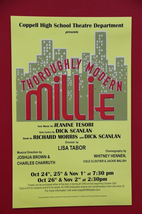 Thoroughly Modern Millie will open on Friday and play on Saturday, Sunday,  Nov. 1 and 2. Photo by Pranathi Chitta.