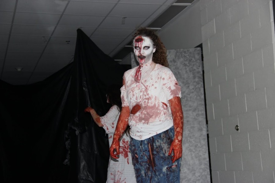 Haunted halls of New Tech High gives students a scare