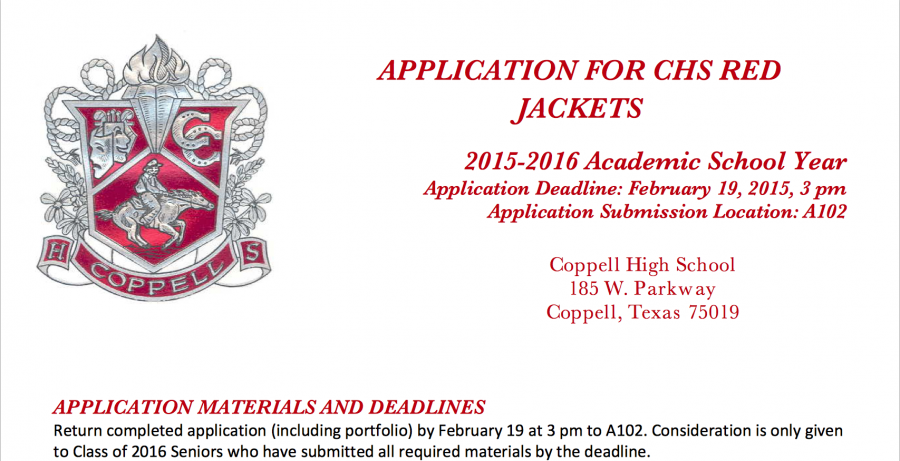 Red Jackets for next year are gearing up by grabbing the applications before they go offline on February 6th.