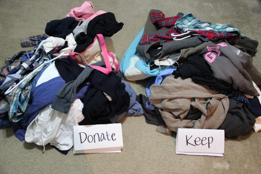 With the changing seasons and the holidays approaching, many people will be sorting through their wardrobes and find clothes they want to donate. Coppell High School’s new club, Coppell’s Closet, will hold its winter drive on Dec. 7, and all students are encouraged to participate. Photo by Ayoung Jo.
