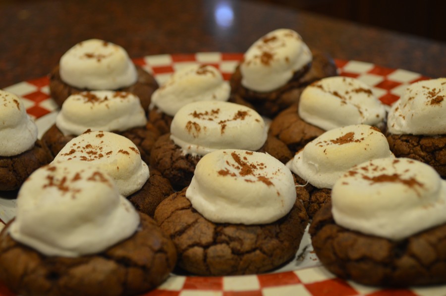 Hot Cocoa cookies are the perfect way to get into the holiday spirit. This recipe takes about 40 minutes to prepare and yields about 36 cookies. 