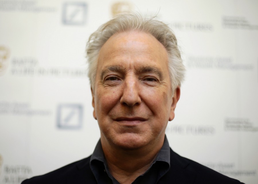 Alan Rickman attends the BAFTA hosted A Life in Pictures with Alan Rickman event on April 15, 2015 in London. The actor has died from cancer at age 69, his family said on Jan. 14, 2016. 