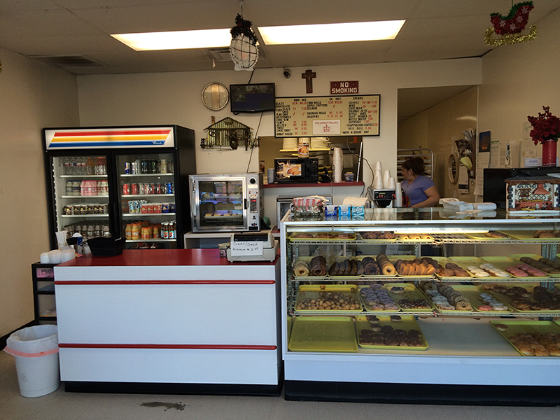 The Donut Palace offers a wide variety of donuts and kolaches. The Donut Palace is located near Speedy K and Family Video. Photo by Aubrie Sisk. 