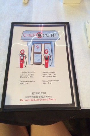 Chef Point Cafe menu.