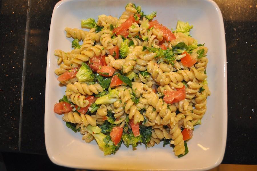 “Chop! Chop!”; quick pasta salad recipe for time crunched teens