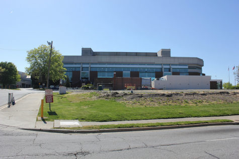 Greensboro Coliseum located in Greensboro, NC, the venue where Bruce Springsteen was slated to perform prior to his cancellation. The cancellation reportedly cost the venue $100,000 in lost revenue. 