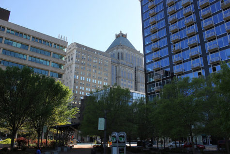 Downtown Greensboro, NC, a city that has already lost an estimated $100,000 in revenue due to Bruce Springsteen's cancellation. Greensboro is one of many cities in the state feeling the impact of the new HB2 Bill. Photo by Nicolas Henderson. 