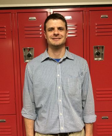 CHS English Teacher Zach Sherman has taken a position at The Connection School in Houston. Photo by Aubrie Sisk. 