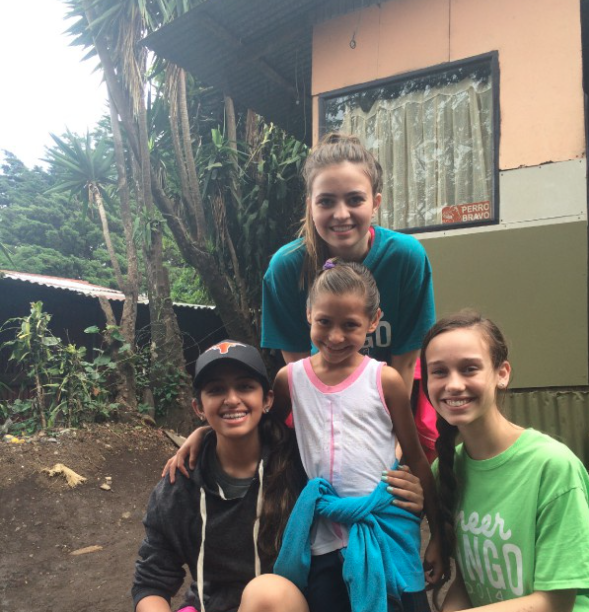 Coppell High School juniors Avery Davis, Taylor Leathers and Alina Ladha lived with a host family last summer while visiting Monteverde, Costa Rica. The group of six students led by Spanish teacher Trent Pickrell returned to Dallas on June 26. 