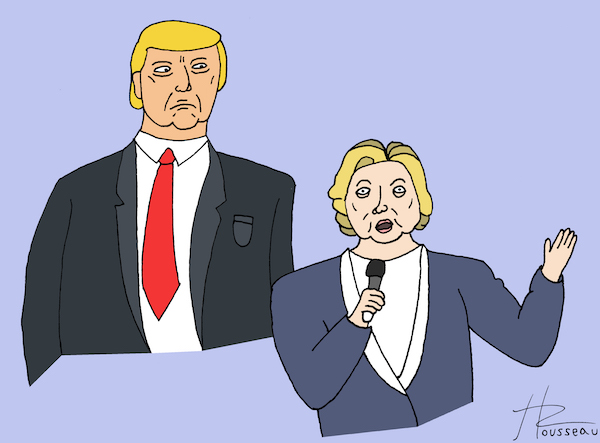 Hidden dynamics of presidential debate
