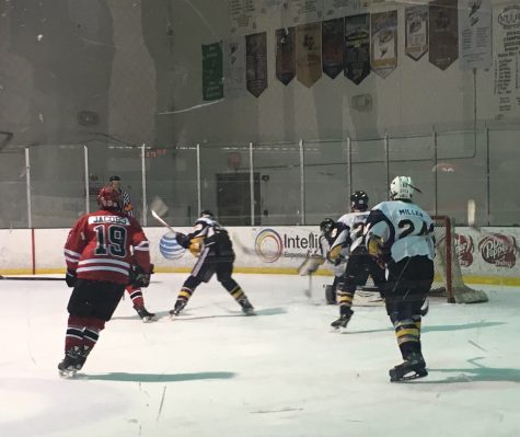 Senior forward Collin Jacobs drives towards the Keller Spartans goal on Thursday night. Coppell defeated Keller 6-4 at the Dr. Pepper StarCenter in Famers Branch. 