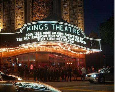 Kings Theater hosted the All American High School Film Festival in New York, which screened the film Ephemeral on Oct. 3. Coppell High School senior Jess Goode and graduate Nick Castorina attended the festival.