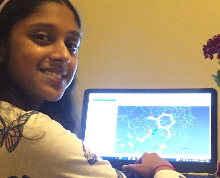 Coppell High School sophomore Bhoomika Kumar’s goal is to find a cure to cancer. In her 2017 science fair project, Kumar uses bioinformatics, the sequencing of complex biological data, in this case genes, to target specific portions of a protein that causes cancer cells to spread. 