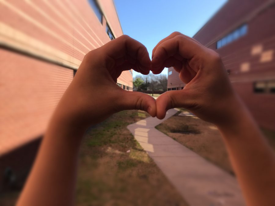 A large number of high school students struggle with fitting in and self-love. Accepting yourself for who you are is important and finding who your true friends are will help you build yourself up. Photo by Megan Winkle.