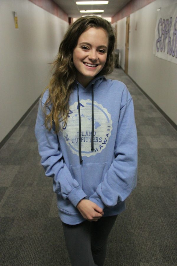 Coppell High School junior Natalie Henderson participates on Ash Wednesday and believes that “instead of giving something up, [she] wanted to focus on putting others first and loving people the best [she] can.”
