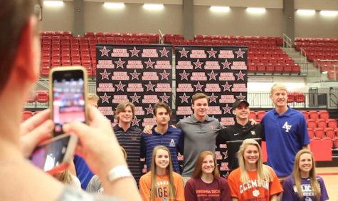Colleges accept student athletes on signing day