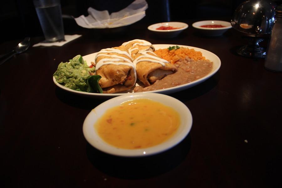 Mi Cocina won the best new restaurant, and Mi Cocina’s Cocina Changas are fried tortillas with cheese and chicken or beef inside with guacamole and rice. The Cocina Changas are similar to chimichangas and come with queso to dip the changas in.