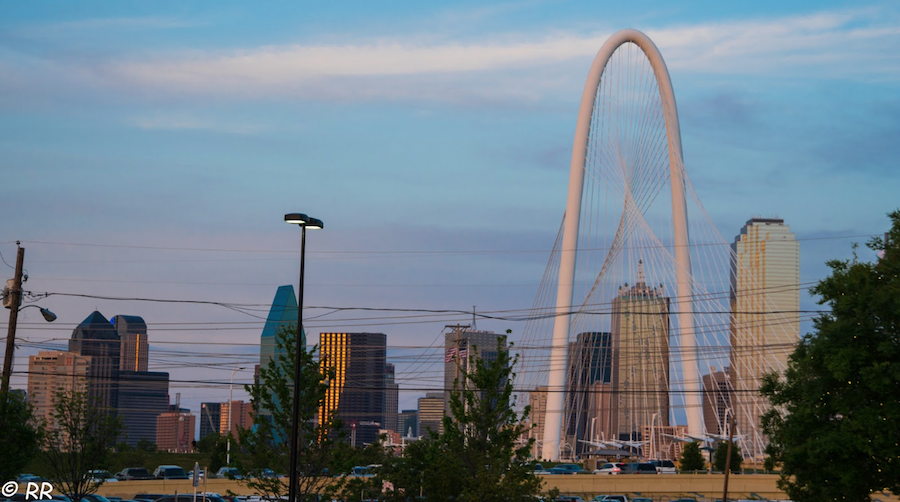 Downtown Dallas is an ideal location for urban senior portraits featuring the skyline, liveliness of the city and modern architecture. Also close to Klyde Warren Park, historical landmarks and popular monuments, the city is a truly special place. Photo courtesy Srini Raghu. 