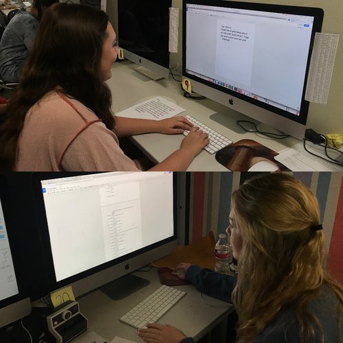 Coppell High School senior Round-Up Yearbook staffers Mckenzie Hosier (top) and Erin Dempsey (bottom) place in the 2017 national Jostens Photo Contest. The seniors were recognized for their photographs from a group of more than 4,000 other student photographers who submitted entries from across the country. 