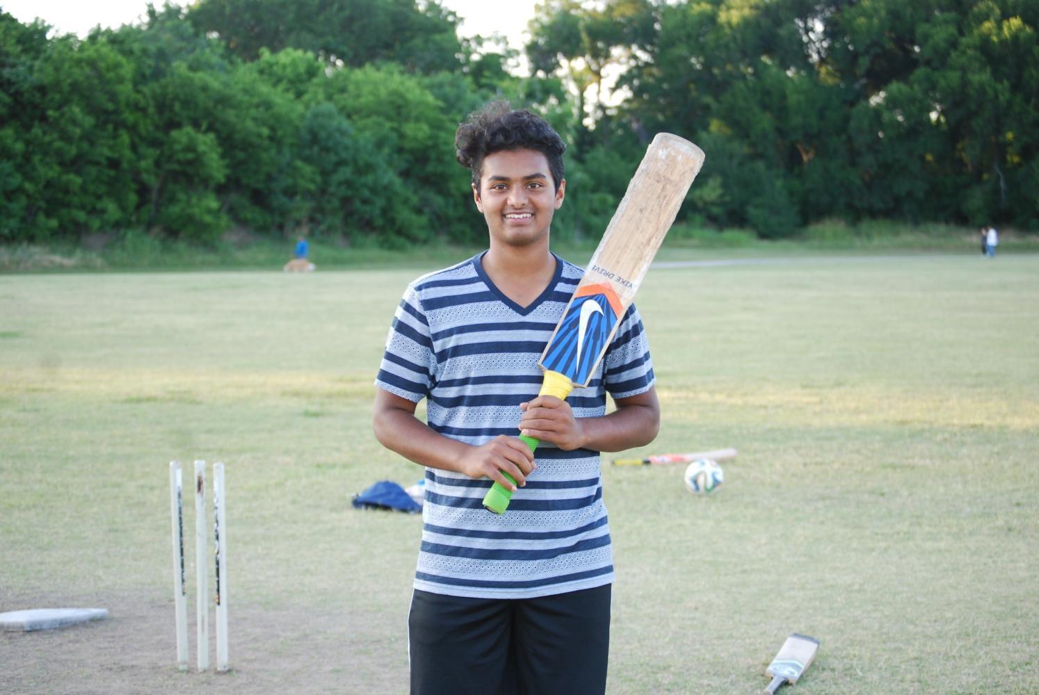 Coppell+High+School+senior+Karthik+Gattepalli+plays+for+the+USA+Under19+team.+He+plays+an+all-rounder%2C+which+means+he+bats%2C+bowls+%28pitches%29+and+fields+%28catches%29+every+game.+%0A