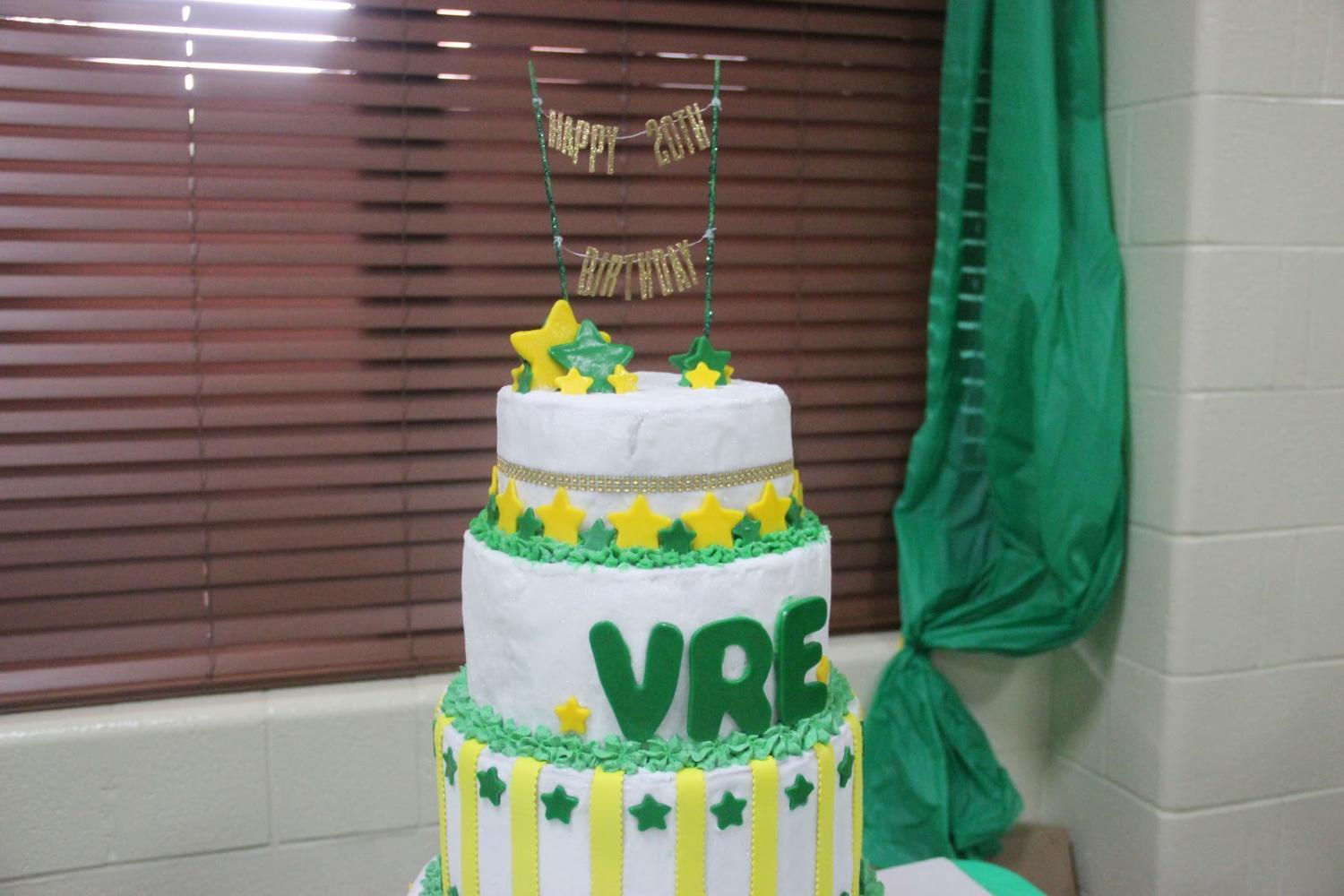 The Valley Ranch Elementary cake was lit and cut later on in the event on Tuesday evening. The event was hosted in celebration of VRE’s 20 years since establishment with a variety of activities to commemorate the occasion.
