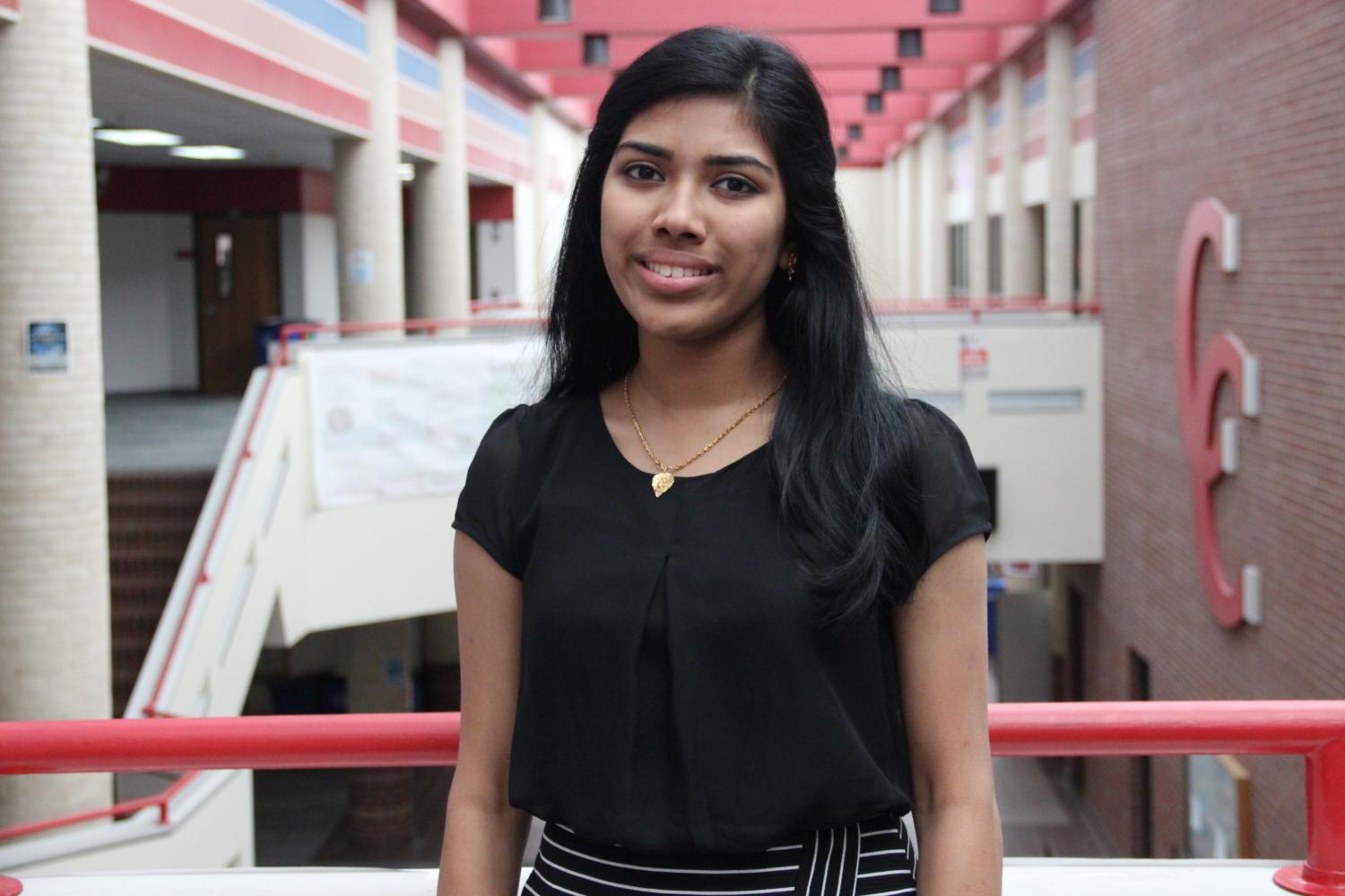 Coppell High School senior Nikitha Vicas was recognized earlier this year as a scholar in the prestigious McDermott Program at the University of Texas at Dallas, where she plans on attending next year. She is also ranked third in her class and is a semifinalist for the U.S. Presidential Scholars program. 
