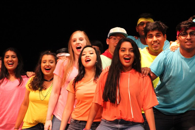 Vivacé! members sing and dance to “Good Time” by the Owl City featuring Carly Rae Jepsen. The Vivacé! Spring Show took place on Friday night and Saturday afternoon in the CHS auditorium.