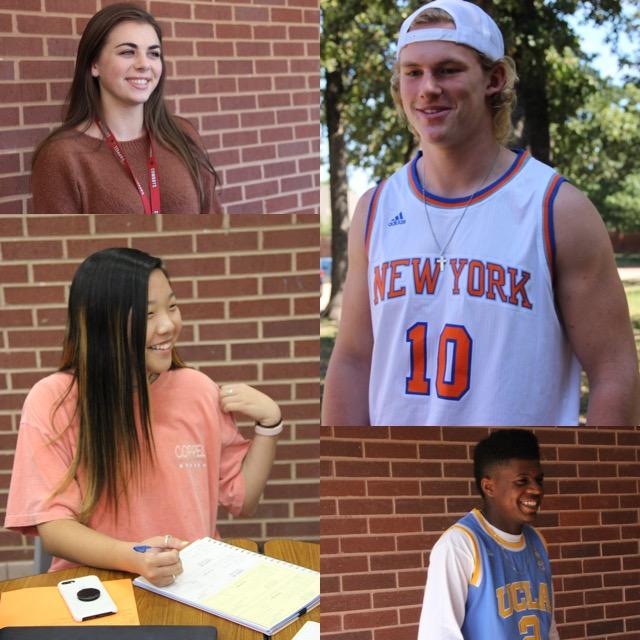 Coppell High School seniors Georgia Cole and TJ Andres, juniors Connie Lee and Jay Dempsey are nominated for the homecoming court. The winners will be announced during halftime at tomorrow nights football game at Buddy Echols Field. 