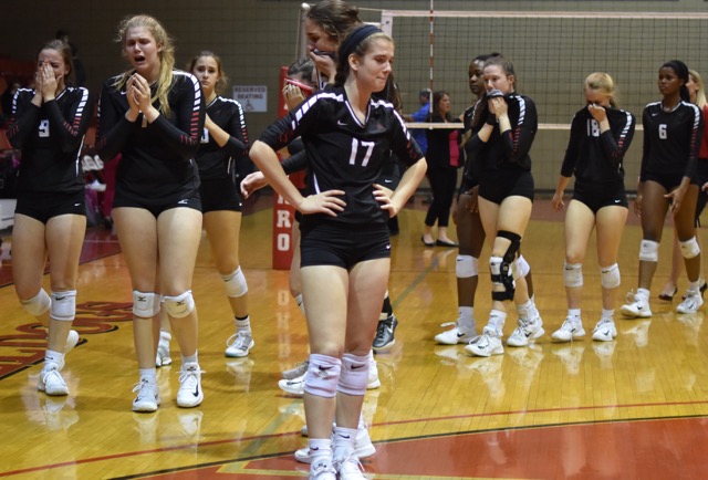 The Cowgirl volleyball team fell to College Park during the regional semifinal at Navarro College last night. Coppell won the first set  25-17, and College Park won the next three sets 25-24, 25-22, 25-17 to end Coppell’s season. 