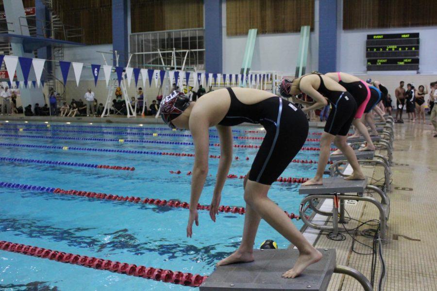 On Friday, Jan. 26, Coppell high school varsity swimmers competed at the districts meet. 24 swimmers have made it to regionals, which is considered a great improvement from last year. 