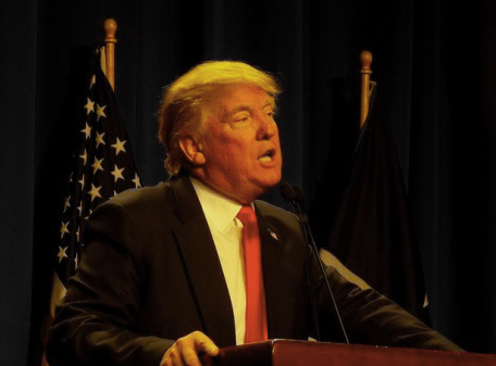 Donald Trump addressing supporters at his Fort Worth rally in 2016. It has been a year since Trump was sworn into office and he has kept promises as well as broken them.