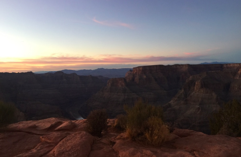 Coppell High School sophomore staff writer Anika Arutla visited the Grand Canyon over winter break. Arutla loved the scenery and enjoyed the feeling of tranquility and peace standing on the edge looking down at the Colorado River. 