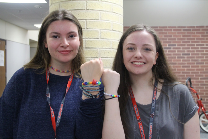 “It started just me and Carrie,” Coppell High School junior Camryn Rudd said. “[We] were at Walmart and saw some awesome pony beads and we thought, “Oh, this could be fun.” We just started doing it for ourselves and thought, “Hey, maybe people would buy [bracelets].” And so we just made a Google Form and started selling them. We have star beads and we made a black, red and white star necklace and we featured it in one of our pictures and a lot of people liked it. And so we just started making those too for football games. [They’re] cowboy colors, so it’s kinda cool that we could do that.”