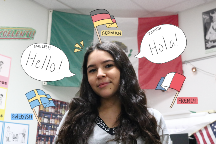Coppell High School sophomore Jessica Schoen experiences various diverse cultures in her life. Schoen is fluent in German, Swedish, Spanish and English and is currently learning French. 