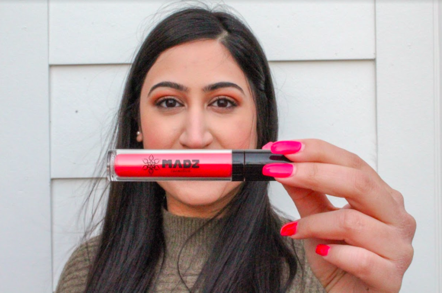 Coppell+High+School+2012+graduate+Madiha+Lakhani+launched+her+own+makeup+brand%2C+Madz+Cosmetica%2C+earlier+this+year.++Madz+Cosmetica+is+selling+liquid+lipstick+that+is+hypoallergenic%2C+paraben-free%2C+cruelty-free%2C+vegan+and+hydrating.