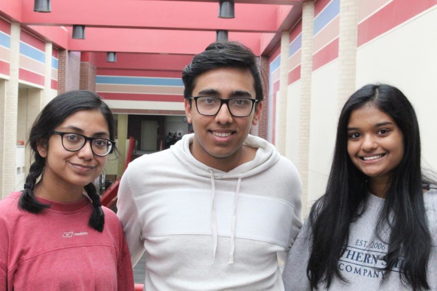 Coppell High School juniors Model UN (MUN) participants Athira Suresh, Bikal Sharma and Sahana Rao left the SCIMUN conference as first place winners for the Best Delegate Award. MUN is an extracurricular activity for which students act as delegates for the United Nations. 