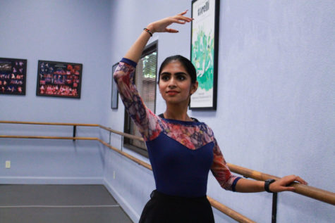 Coppell High School senior Advaita Chaudhari takes a ballet class at Ballet Academy of Texas. Chaudhari takes Indian classical dance, ballet, yoga and BollyX classes, finding comfort and passion in multiple forms of the art. 