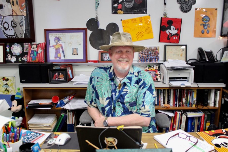 Coppell High School IB History of Americas teacher Kyle Dutton shows his passion for Disney through his decorations around his room. Dutton has been collecting Mickey Mouse mementos since his childhood. 