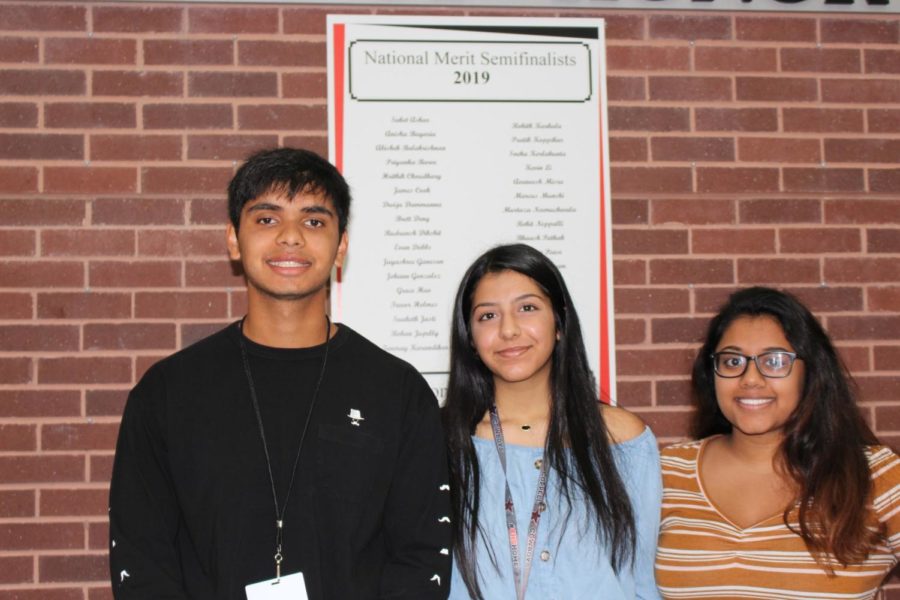 Coppell+High+School+seniors+Mihir+Ranjan%2C+Sonali+Chaturvedi+and+Reina+Raj+were+announced+as+National+Semifinalists+on+Sept.+25+along+with+32+other+CHS+students.+National+Semifinalists+are+students+who+scored+in+the+top+1%25+on+the+PSAT%2C+and+they+are+granted+the+opportunity+to+compete+for+scholarships+to+colleges.