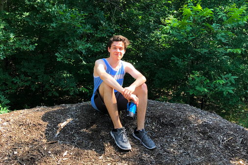 The Sidekick Editor-in-Chief Anthony Cesario visits the nature trail at Wagon Wheel Park over the summer. Exploring trails is one of Cesarios favorite activities in Coppell.