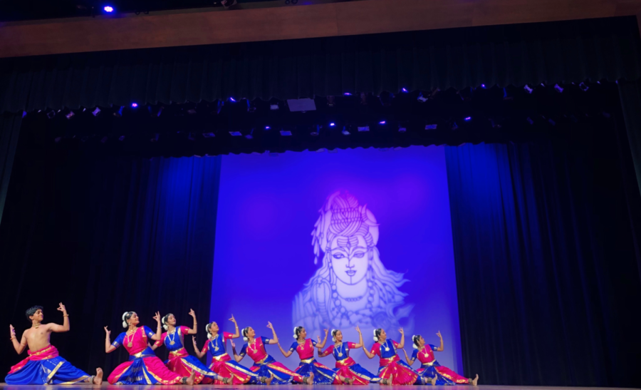 Bharatanatyam performers weave the tales of Hindu deities at the Natya Nivedanam fundraiser at the Granville Arts Center in Garland. These dancers use hand gestures, eye movements and facial expressions to tell stories.